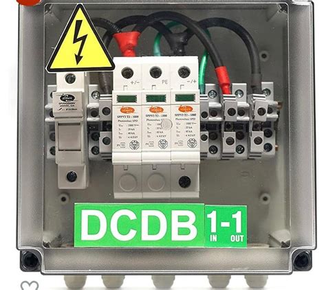 solar dc distribution box|direct current distribution box dcdb.